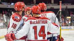 Allen Americans celly 7.21.18