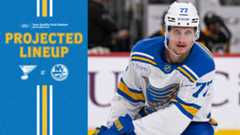 Projected Lineup: Nov. 22 at Islanders