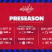 Capitals Announce 2025-26 Preseason Schedule