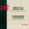 MINNESOTA WILD ACQUIRES FOURTH-ROUND PICK IN 2025 NHL DRAFT FROM SEATTLE IN EXCHANGE FOR FORWARD FREDDY GAUDREAU 062625