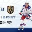 Rangers at Golden Knights: Pregame Notes | 11.18.25