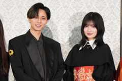 永瀬廉と吉川愛“中身のない会話”で関係構築【「鬼の花嫁」製作報告会見】