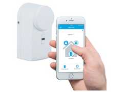 Eqiva BLUETOOTH® Smart Türschlossantrieb mit App-Steuerung, Key-BLE