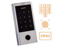 dnt Fingerprintcodeschloss BioAccess PRO, kapazitiver Fingerprint-Sensor, Zahlencode und RFID
