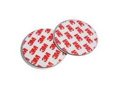 Selbstklebende Universal-Magnethalterung für Rauchmelder bzw. Gefahrenmelder, 3M-Klebepad, Ø 70 mm