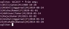 insert into table python sqlite3