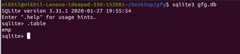 Dropping SQLite3 table using Python