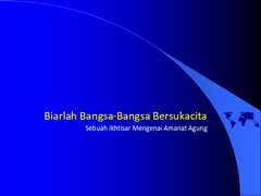 Biar Segala Bangsa Bersukacita