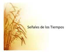 Señales de los Tiempos