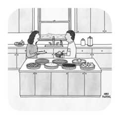 “The best part of Thanksgiving is being with family and friends and a vast array of pies.”