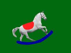Animation of a rocking horse