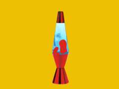 Animated lava lamp.