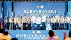 Marcos Jr.honors outstanding LGUs