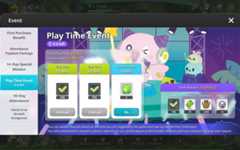 daily rewards and event rewards