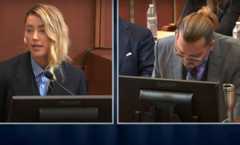 Érzelemdús vallomást tett Amber Heard Johnny Depp ellen Johnny Depp egy pillanatra sem nézett Amber Heardre a színésznő