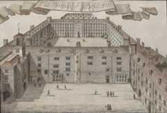 Tegning av Bridewell fra 1720