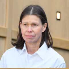 Chic in white: Lady Sarah Chatto opts for an understated shirt as she makes a rare public outing at Wimbledon