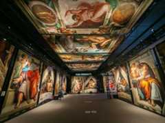 A touring experience that throws you into Michelangelo's Sistine Chapel opens in Boston today