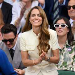 Kate Middleton Braves Summer Heat To Attend Wimbledon