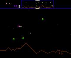 Jarvis' debut game Defender.