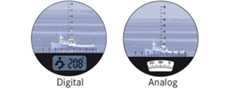 Binoculars with compass
