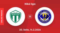 MFK Skalica - MFK Zemplín Michalovce: ONLINE prenos zo zápasu 20. kola Niké ligy.