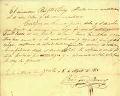 David Towns character certificate 1835