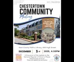 Chestertown District National Register Nomination Meeting