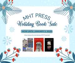 MHT Press Holiday Book Sale