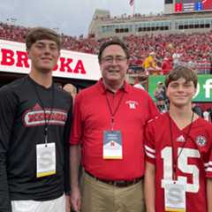 Mike Flood at University of Nebraska Game