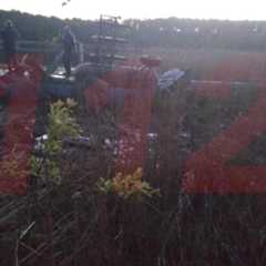 Місце падіння російського гелікоптера Мі-8 19 травня 2020 року