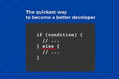 A code snippet with an if-else block but the else is underlined like is an error