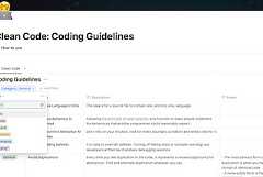 Clean Code Guideline Notion Template