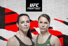 Alexis Davis treft Julija Stoliarenko tijdens UFC evenement op 5 februari