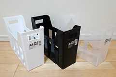 100均のファイルスタンド・ファイルボックス