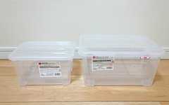 100均のDAISO 透明ボックス