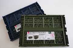 カーキ・グリーン色の100均収納グッズ