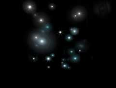 Motes of lights sway around the moonwell.
