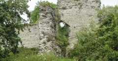 View of Wigmore Castle gatehouse