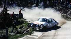 Escort kicks up clouds, Portugal, 1978