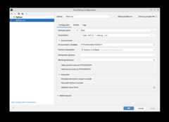 PyCharmの実行設定のスクリーンショット
