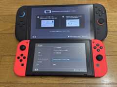SwitchからSwitch2に引越し作業をしている様子