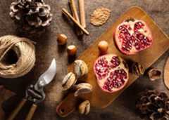 Горіхи та гранат.