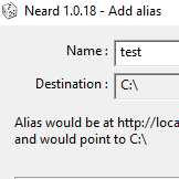 Apache: add alias