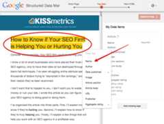 structured data markup schema for SEO 