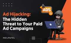 A graphic that says "Ad Hijacking: The Hidden Threat to Your Paid Ad Campaigns."