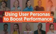 A graphic that says "Using User Personas to Boost Performance."