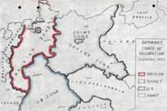 1945 Germany map