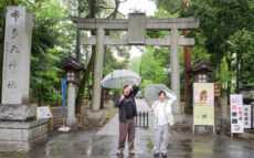 口伝で残された二千年の歴史！？　古来より天神を祀る、布多天神社にてランパンプスが合格祈願！