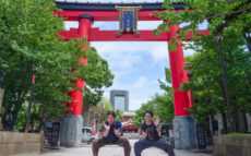 日本一の大きさを誇る御神輿！？　江戸三大祭りの一角を担う、富岡八幡宮にてランパンプスが合格祈願！